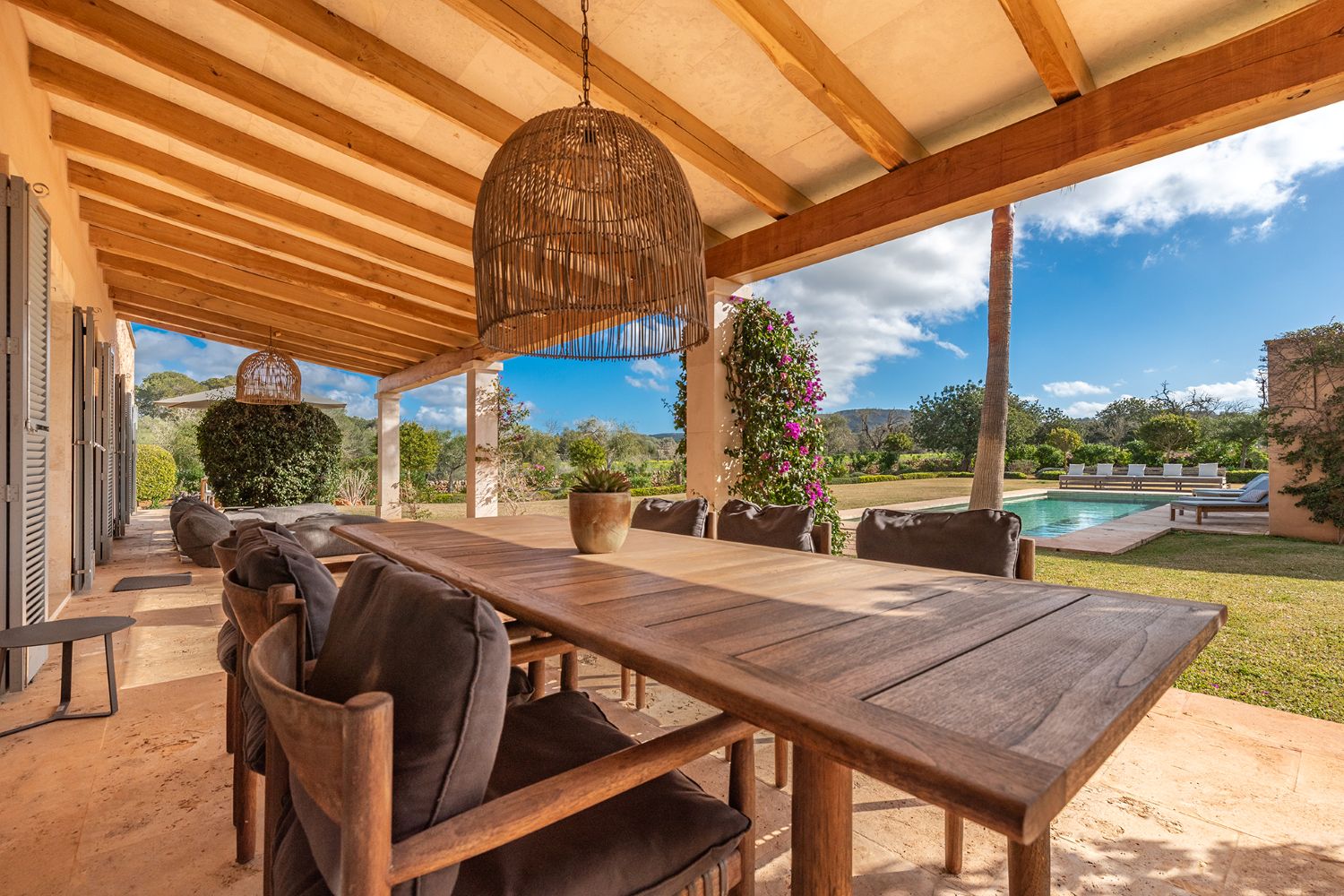 Covered terrace