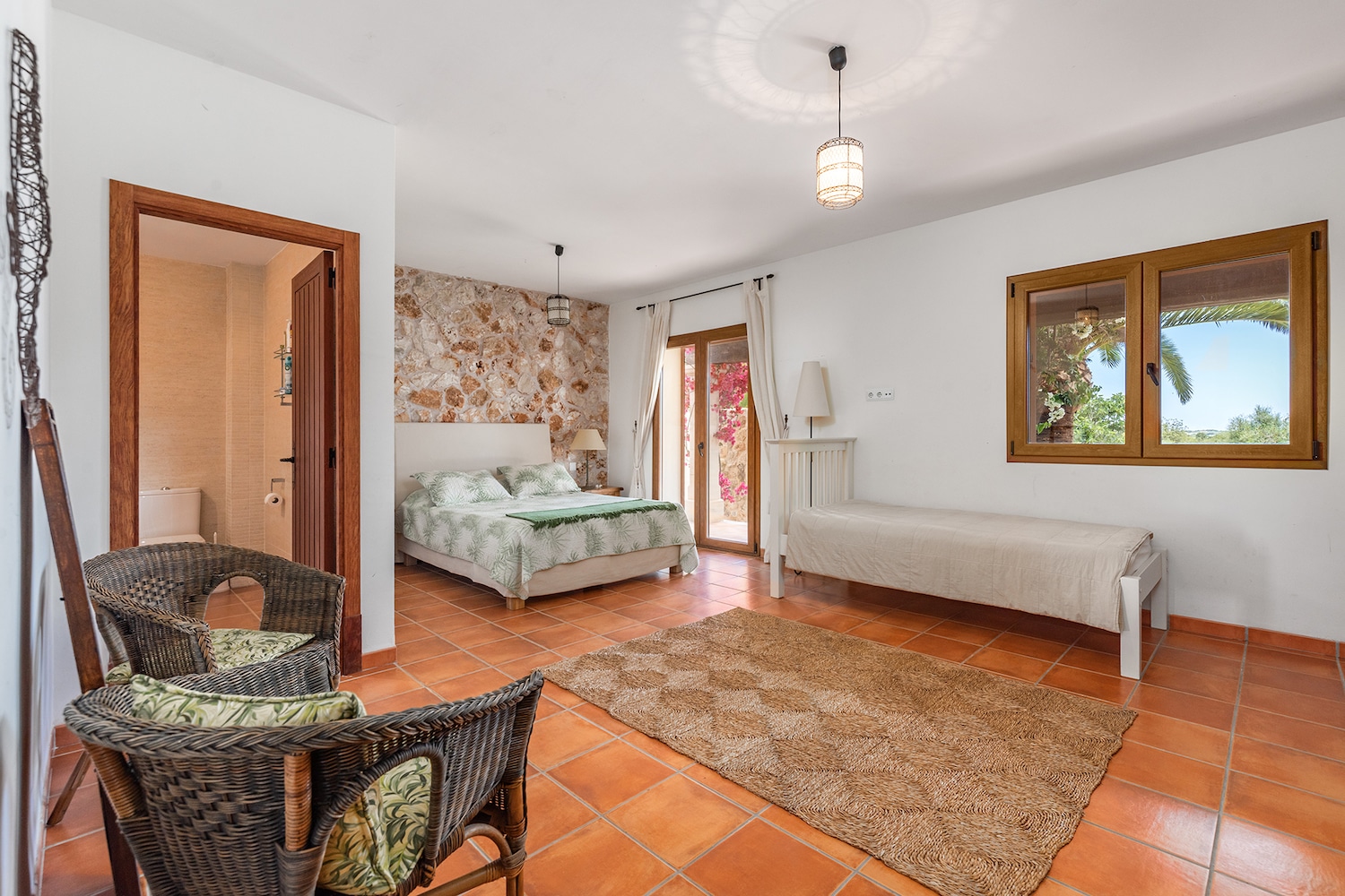 One of 5 bedrooms