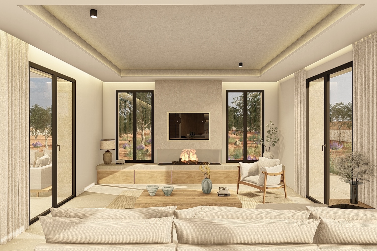 Cozy living area
