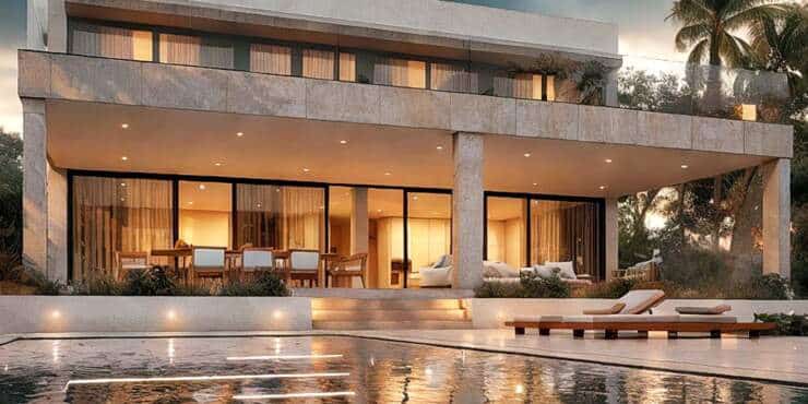 Exclusive villa project close to the harbour and golf course