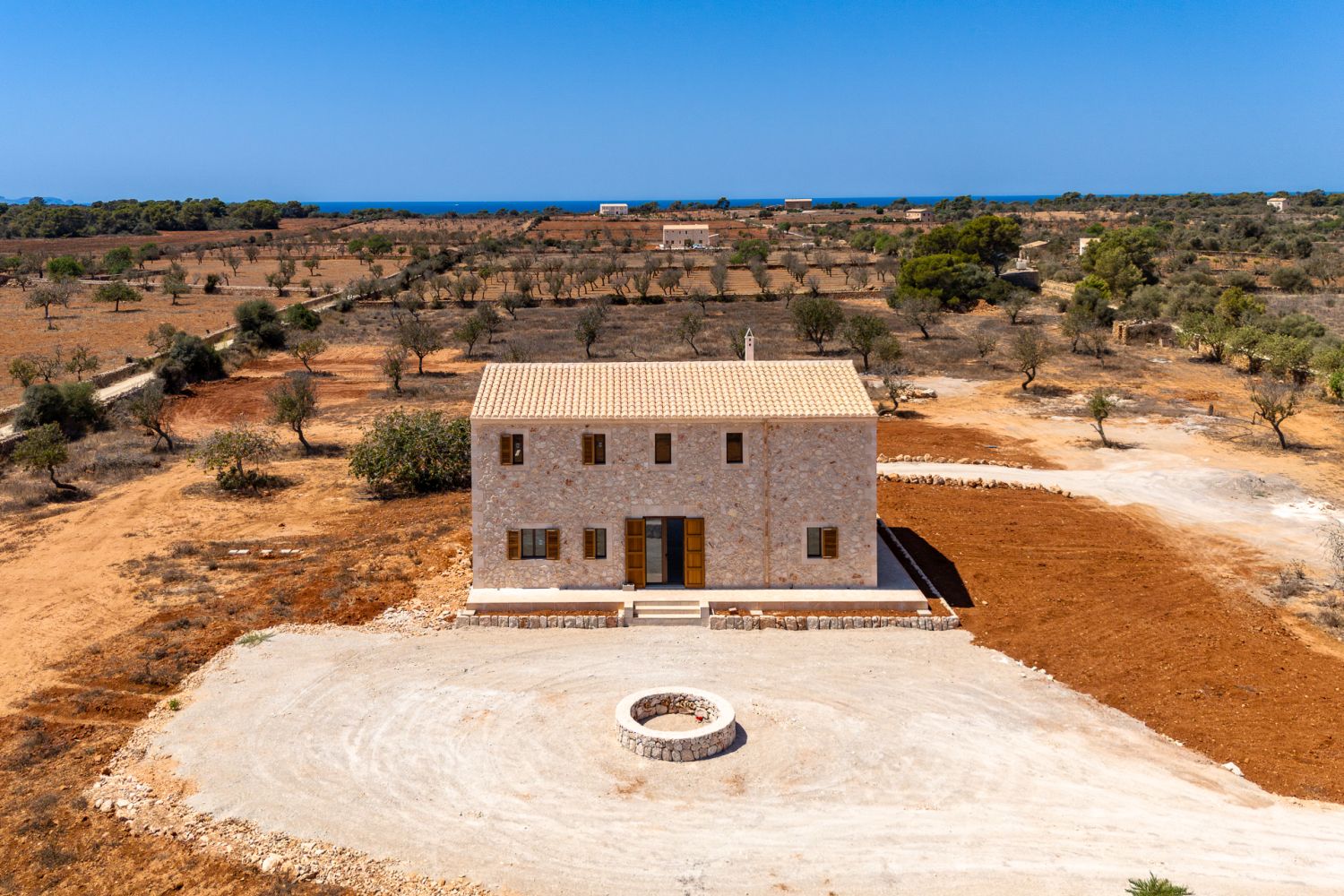 Front view and panorama sea views