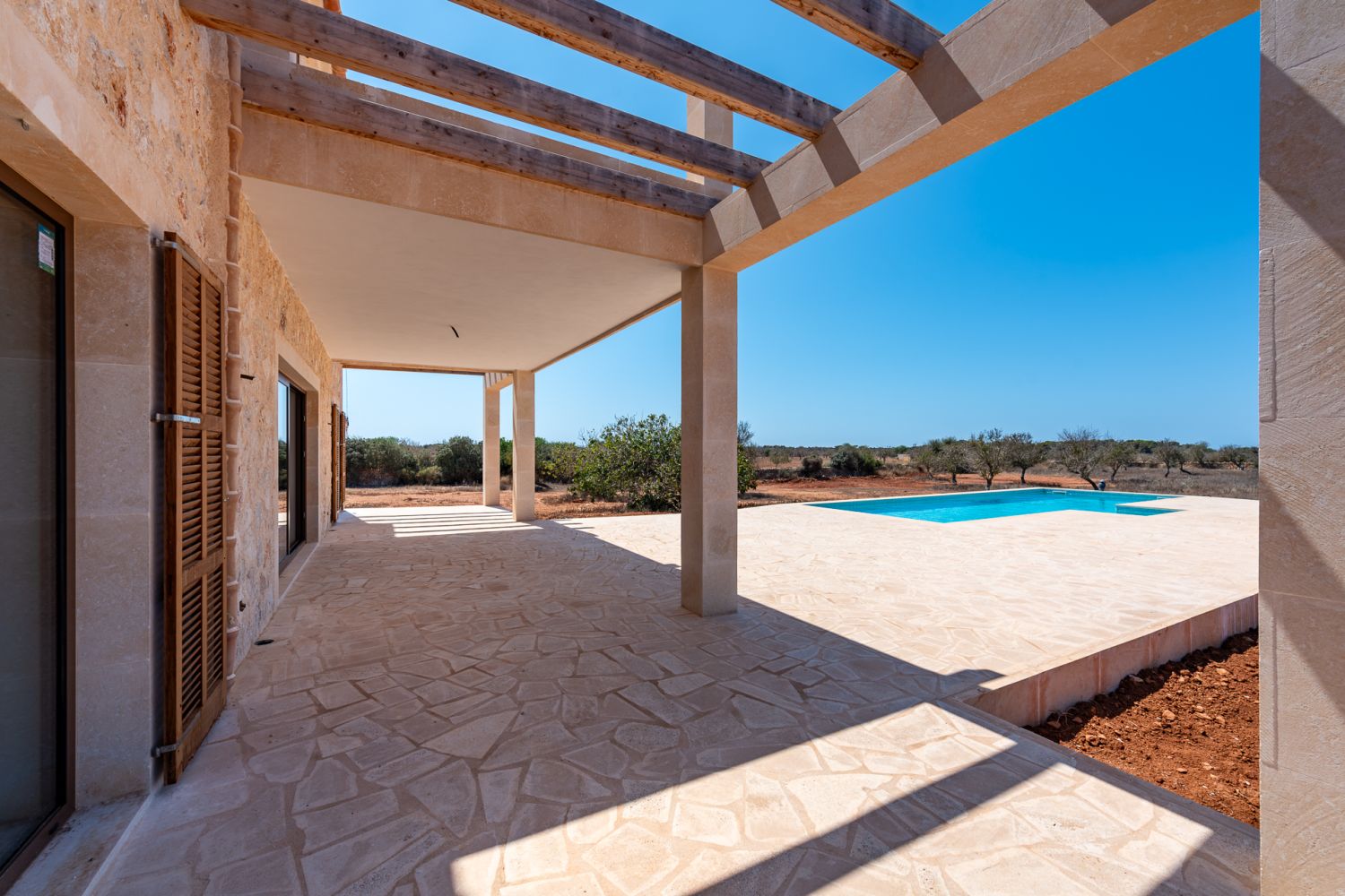 Covered terrace