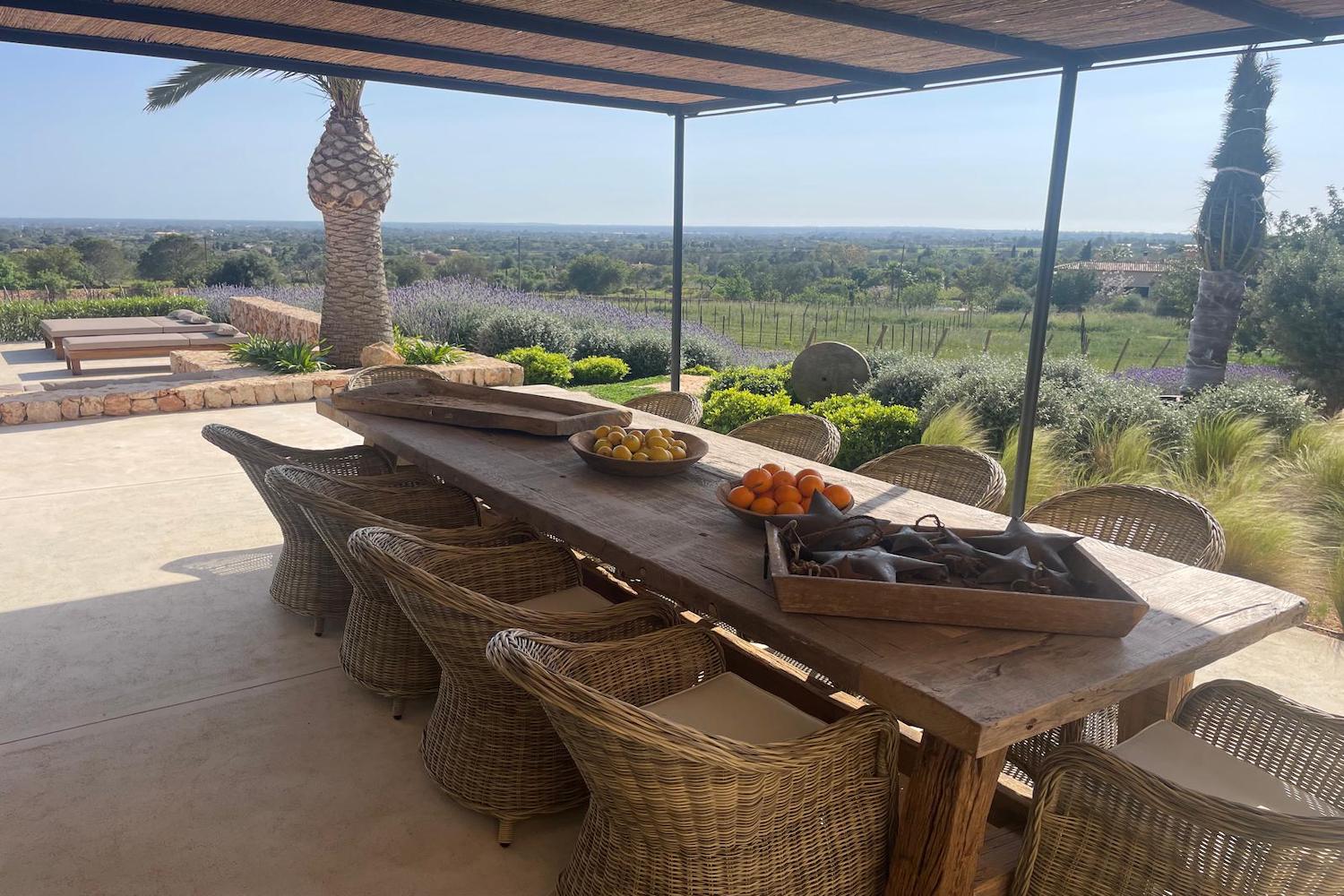 Terrace with panaramic views