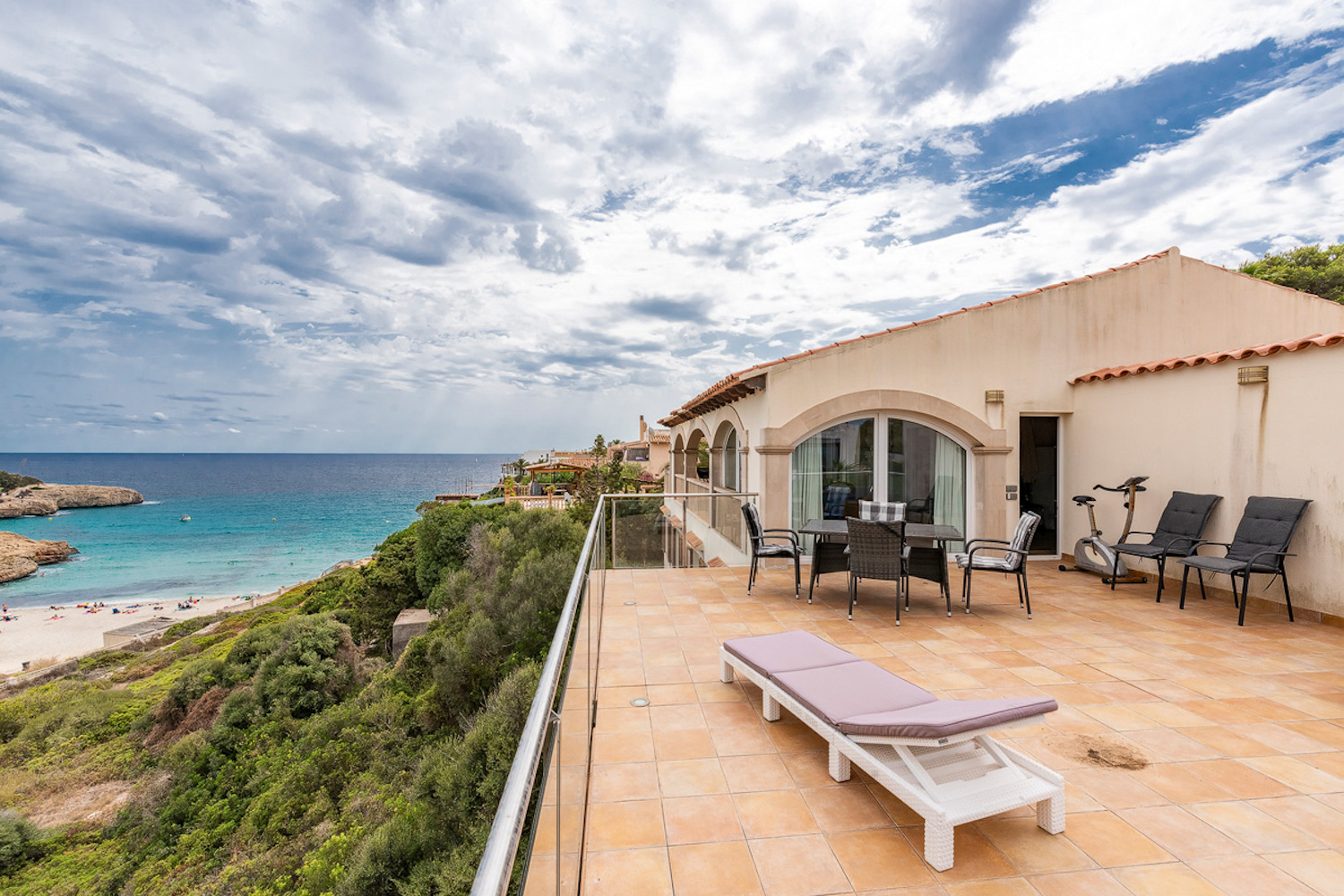 Large terrace