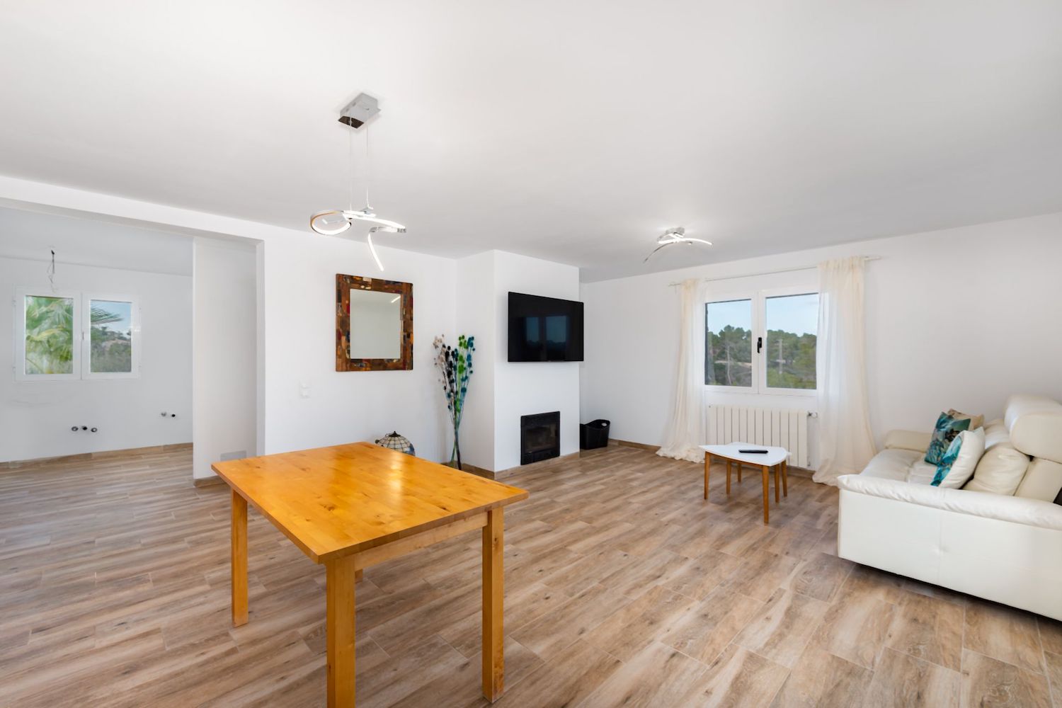 Living area in the first floori