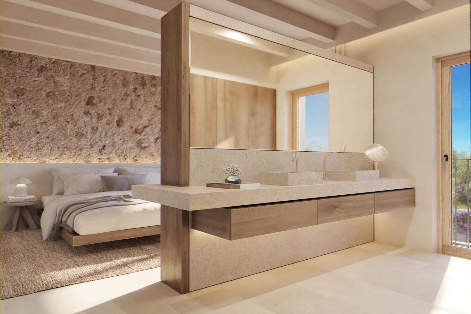 One of 3 bedrooms