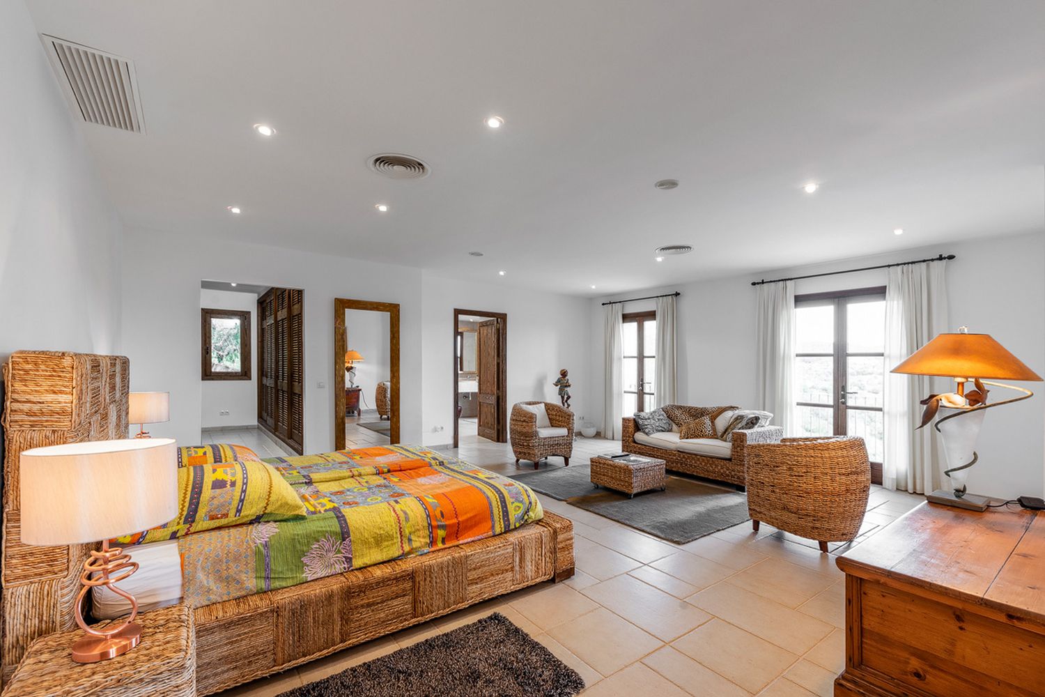 Master bedroom suite