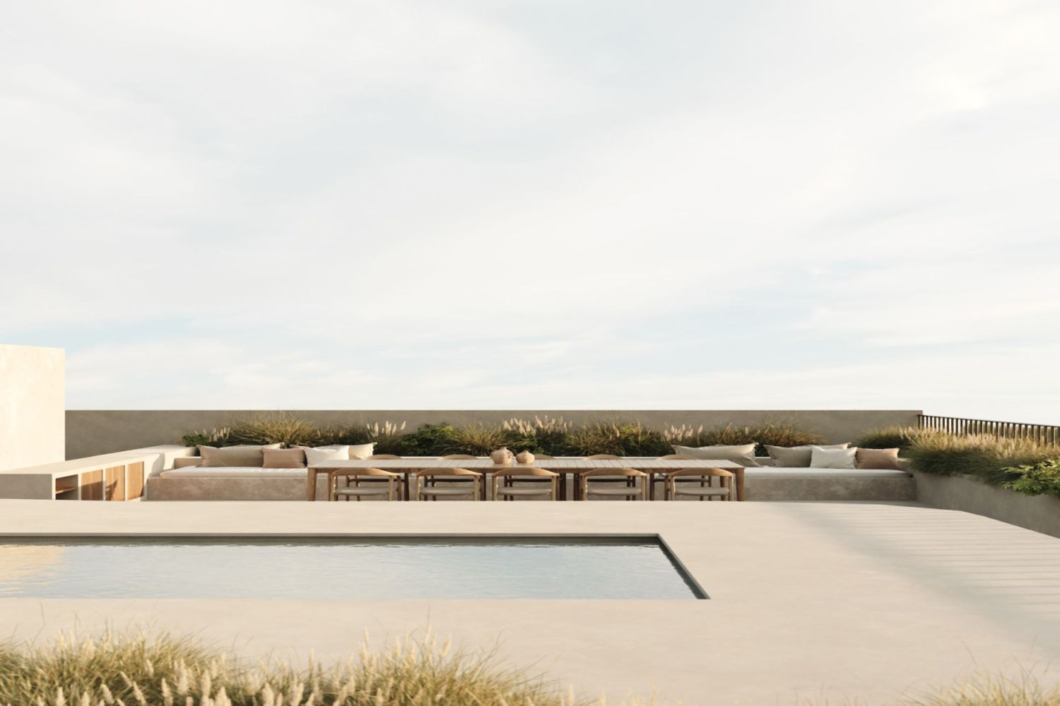 Fantastic pool with outdoor lounge