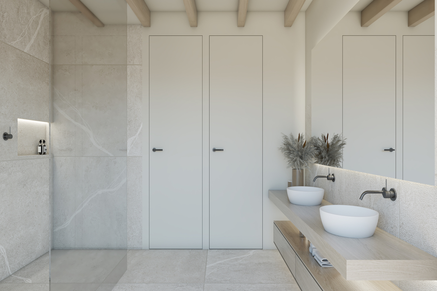 One of 3 bathrooms