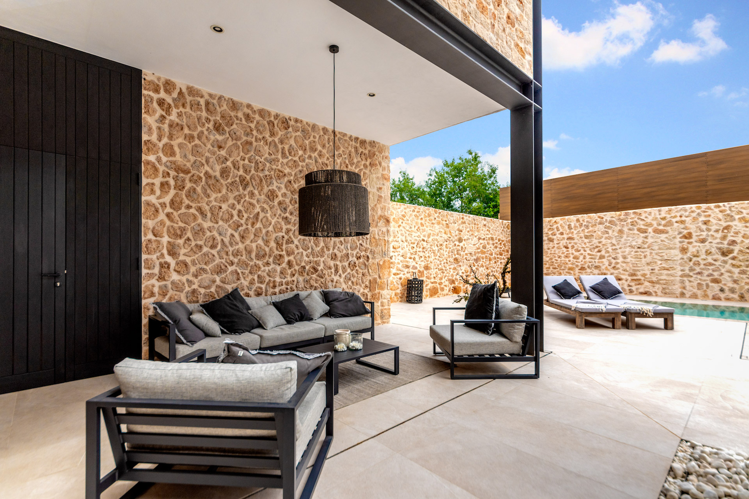 Inviting terrace