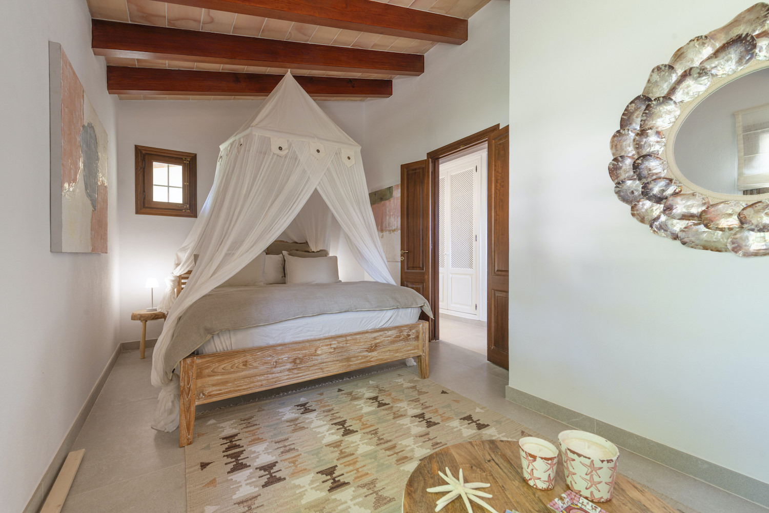 One of 6 bedrooms