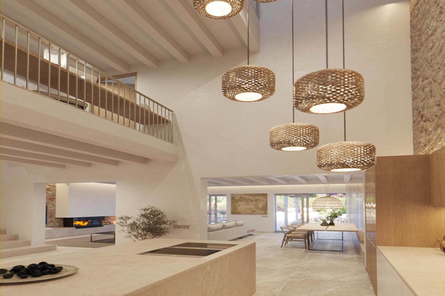 Spacious interior design