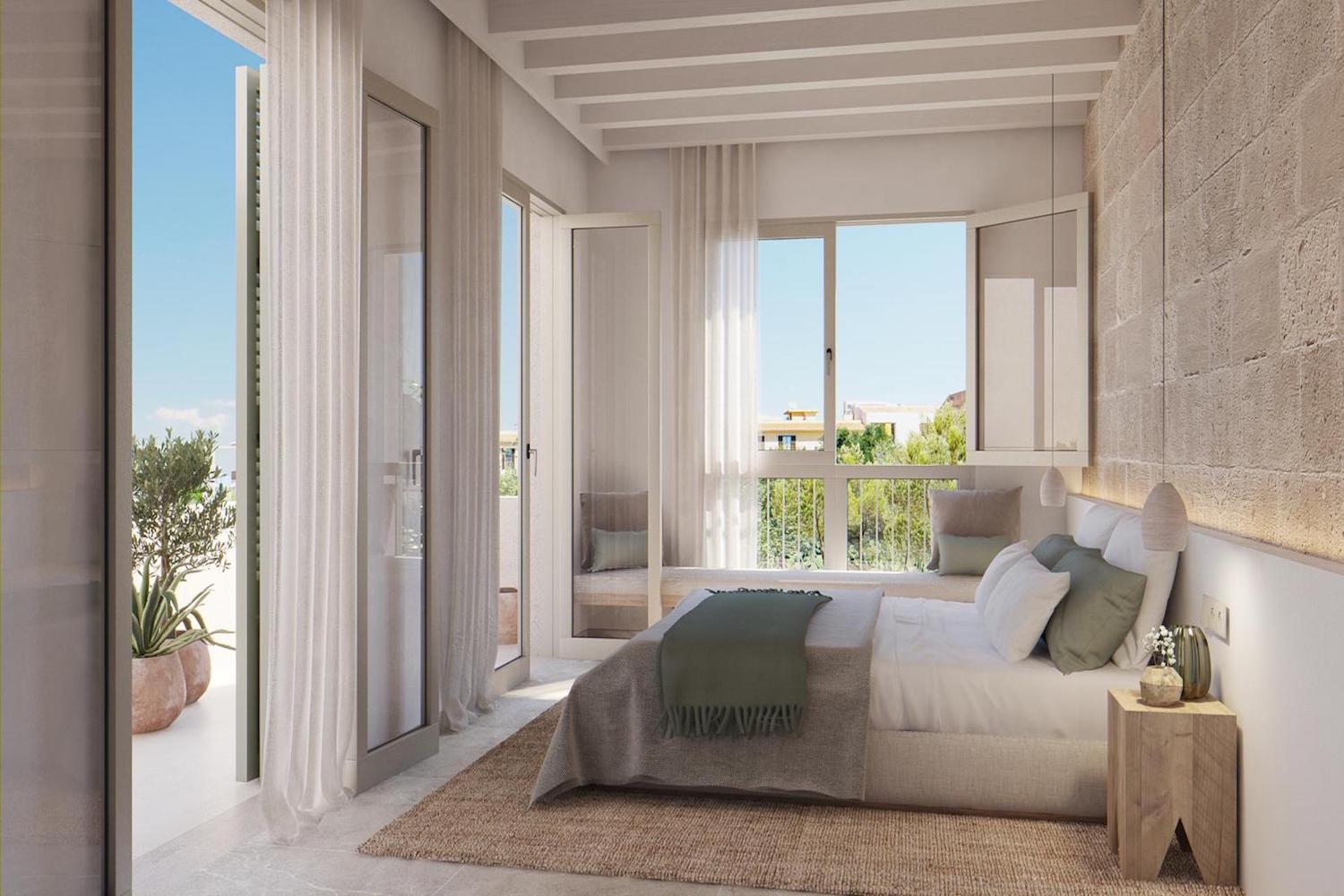 One of 3 bedrooms