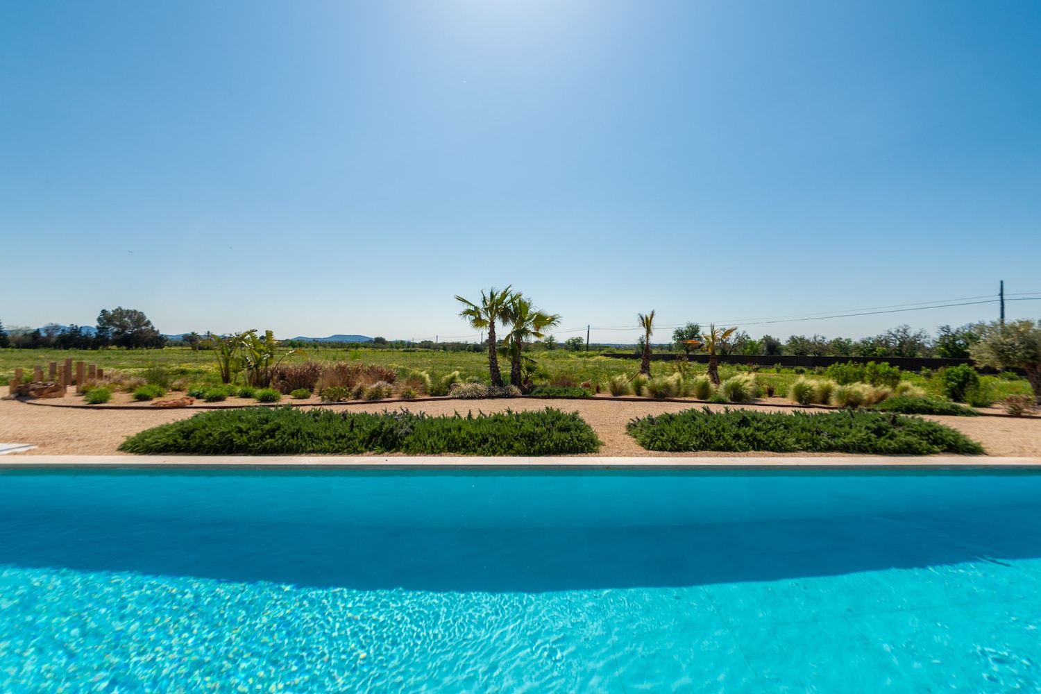 Pool with far-reaching views