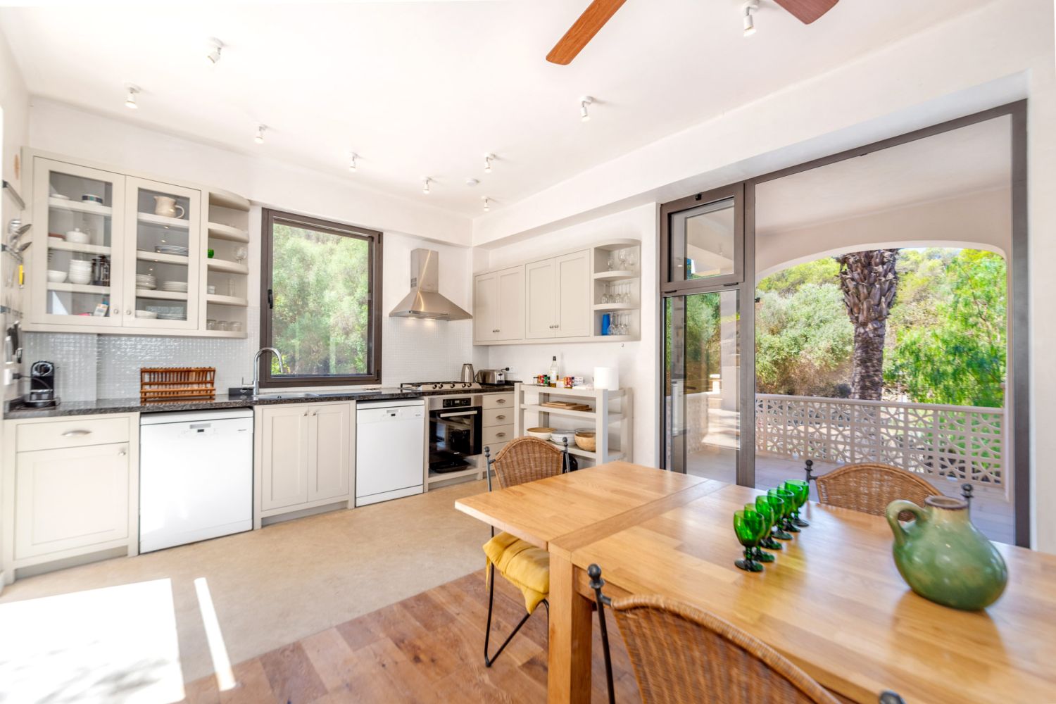 Kitchen and dining area