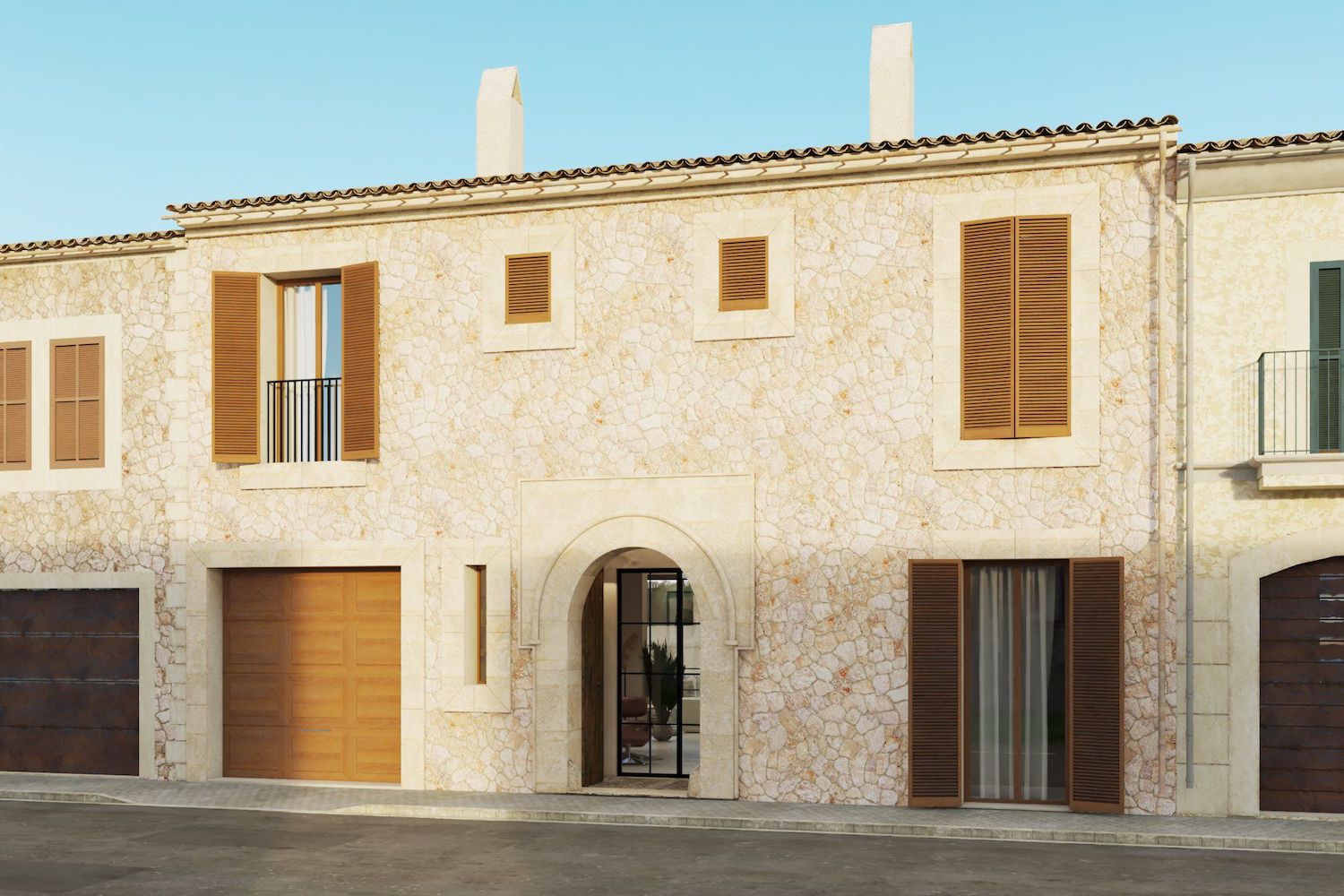 Traditional facade