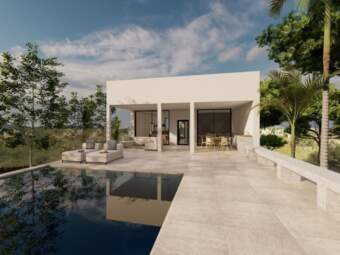 Exclusive newly built villa with pool, in close proximity to the Portopetro harbor