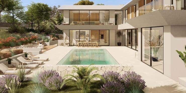 Spectacular villa project close to the beach, harbor and golf course