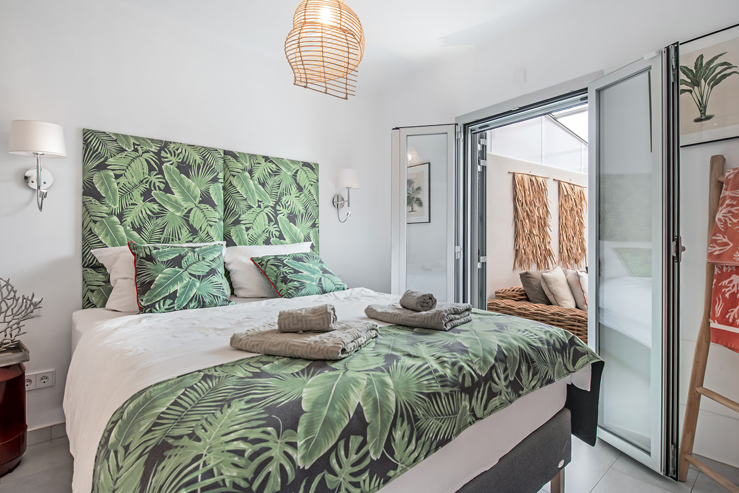 One of 2 bedrooms