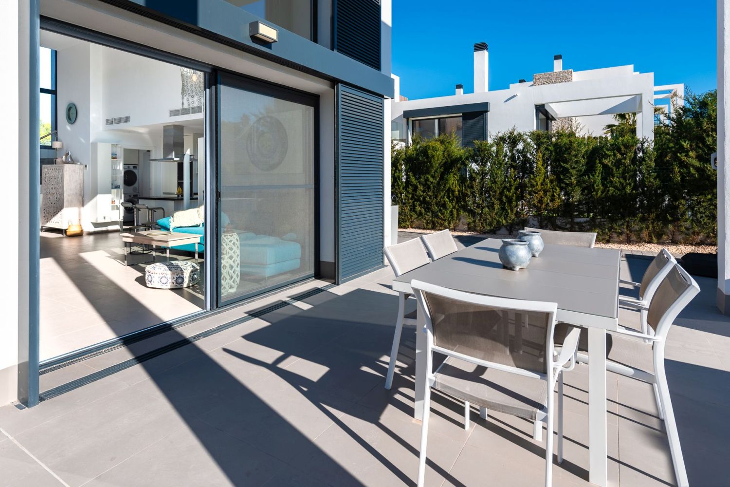 Dining area on the terrace