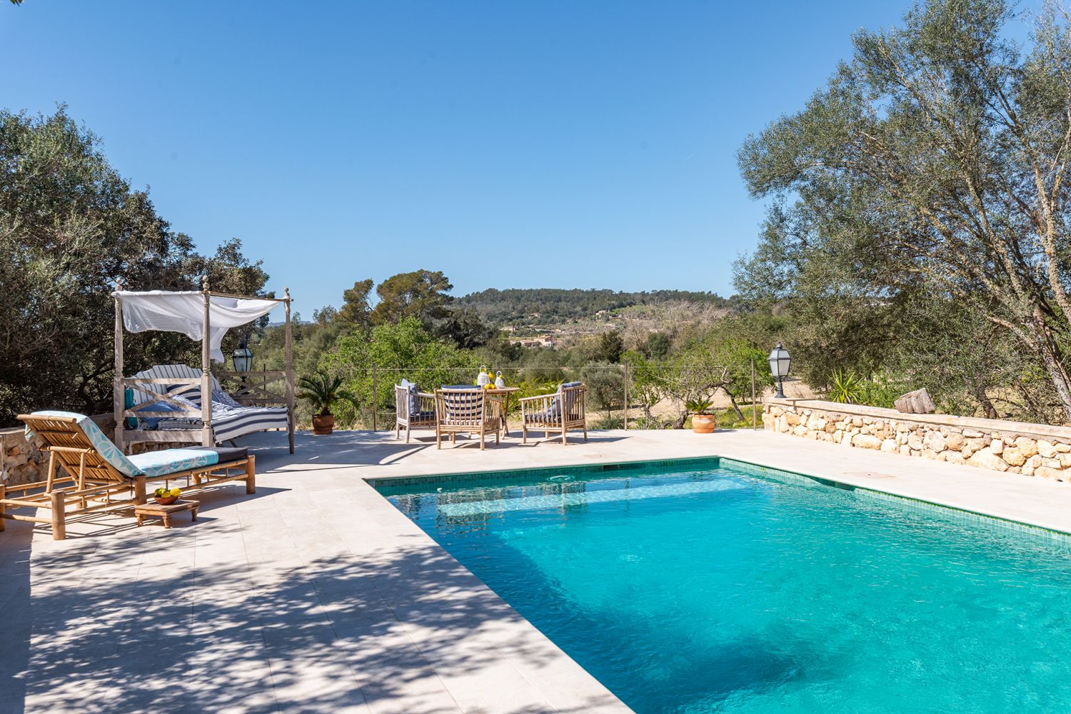 Dreamlike pool oasis