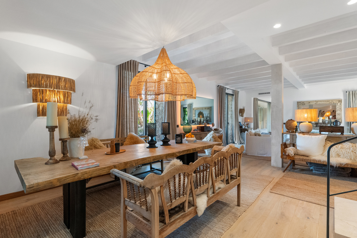 Open dining area