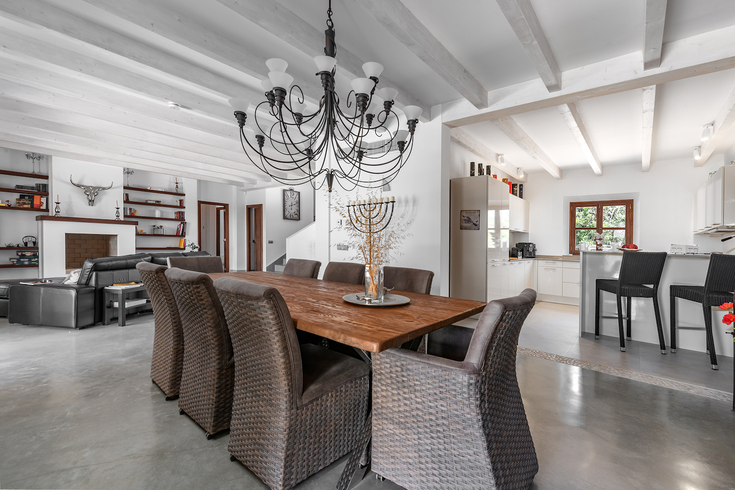 Elegante dining area
