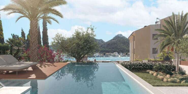 Exclusive plot with building permit and project on the harbour