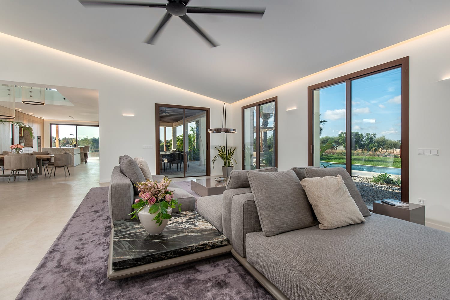 Spacious living area