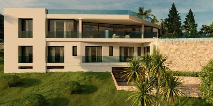 Modern new build villa in privileged location close to Palma