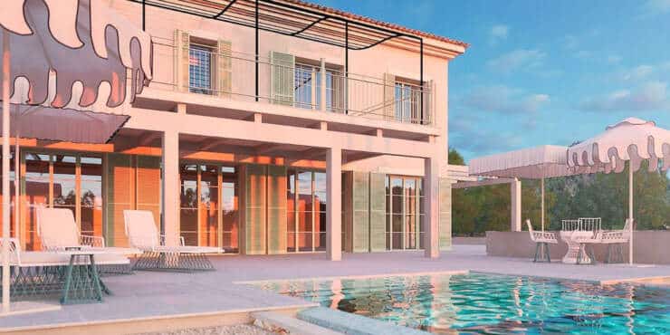 New-build finca with sea views, infinity pool, and privacy in a dream location near Ses Salines