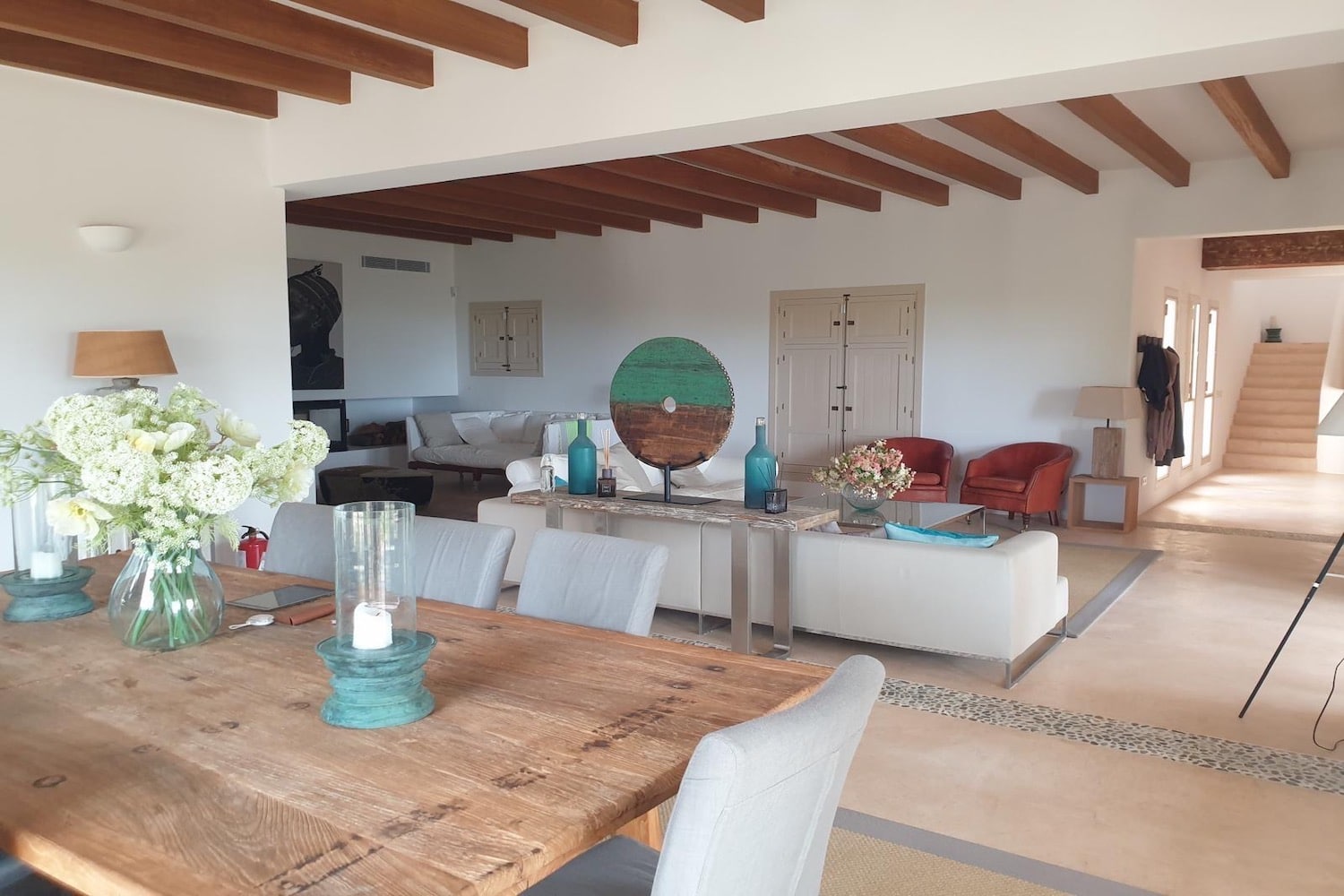 Living and dining area