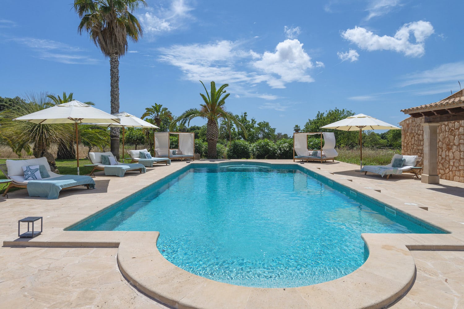 Sun terrace at the pool