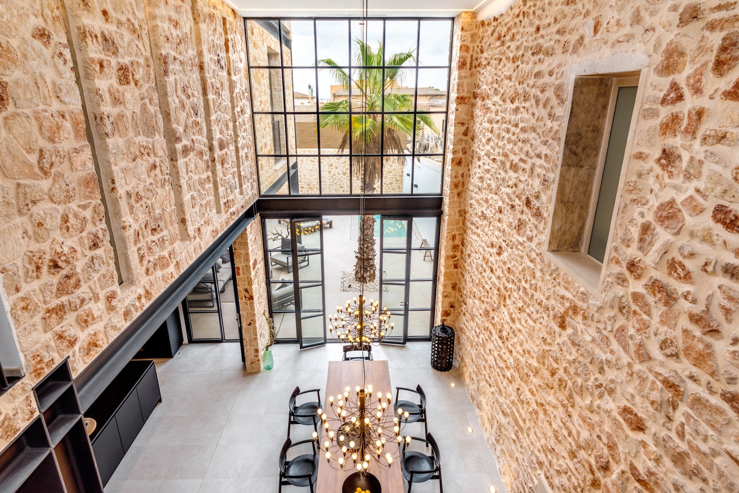 High ceiling