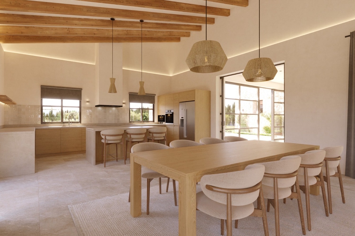 Totally equipped kitchen