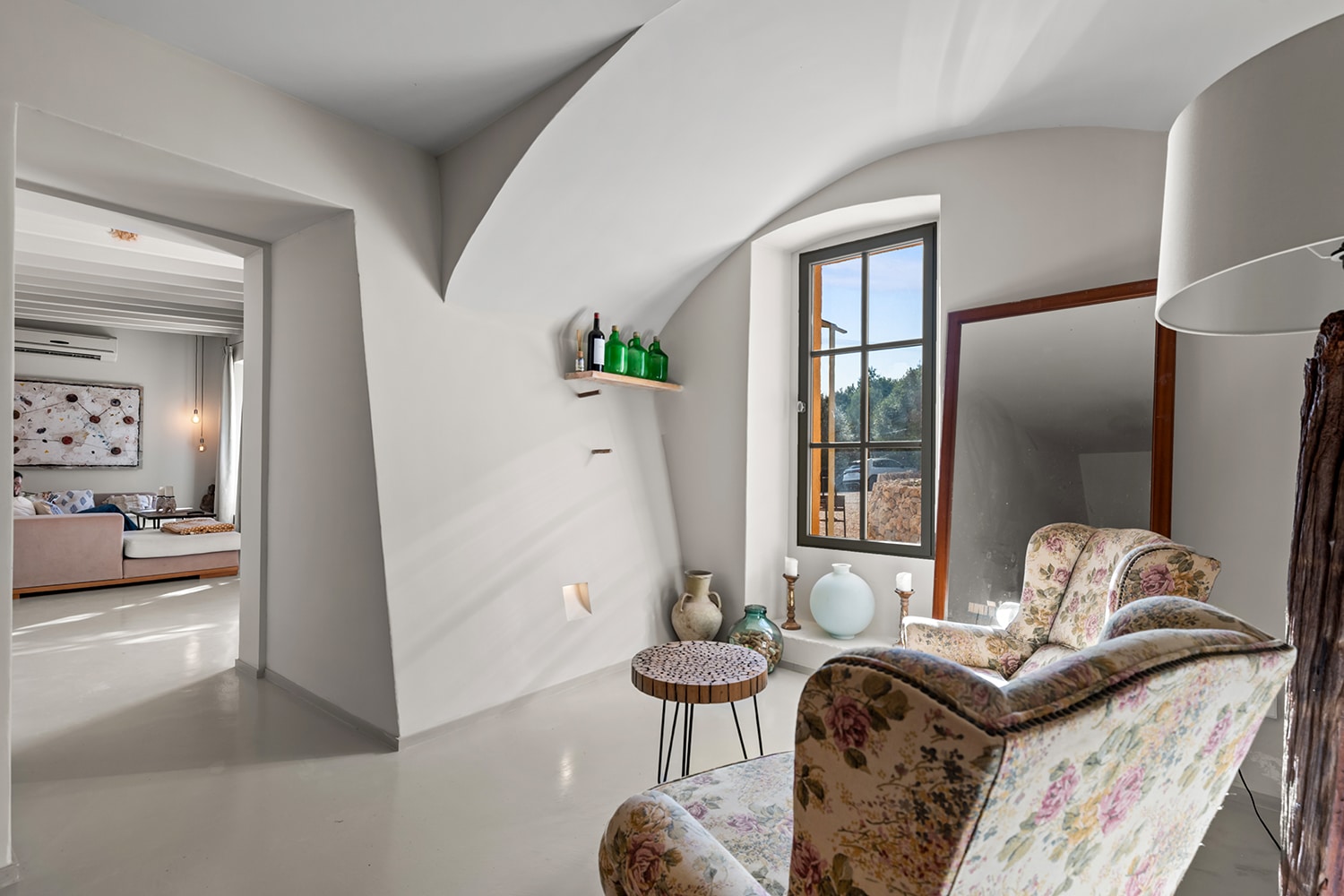 Inviting seating area