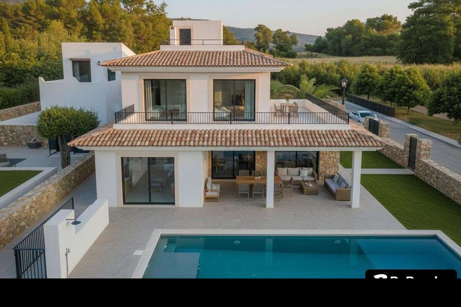 Villa from above