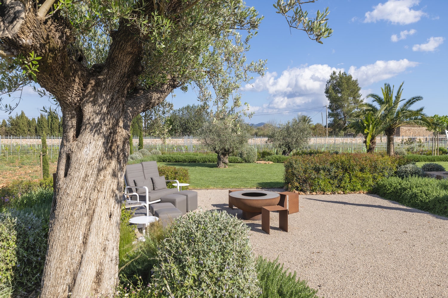 Charming seating area