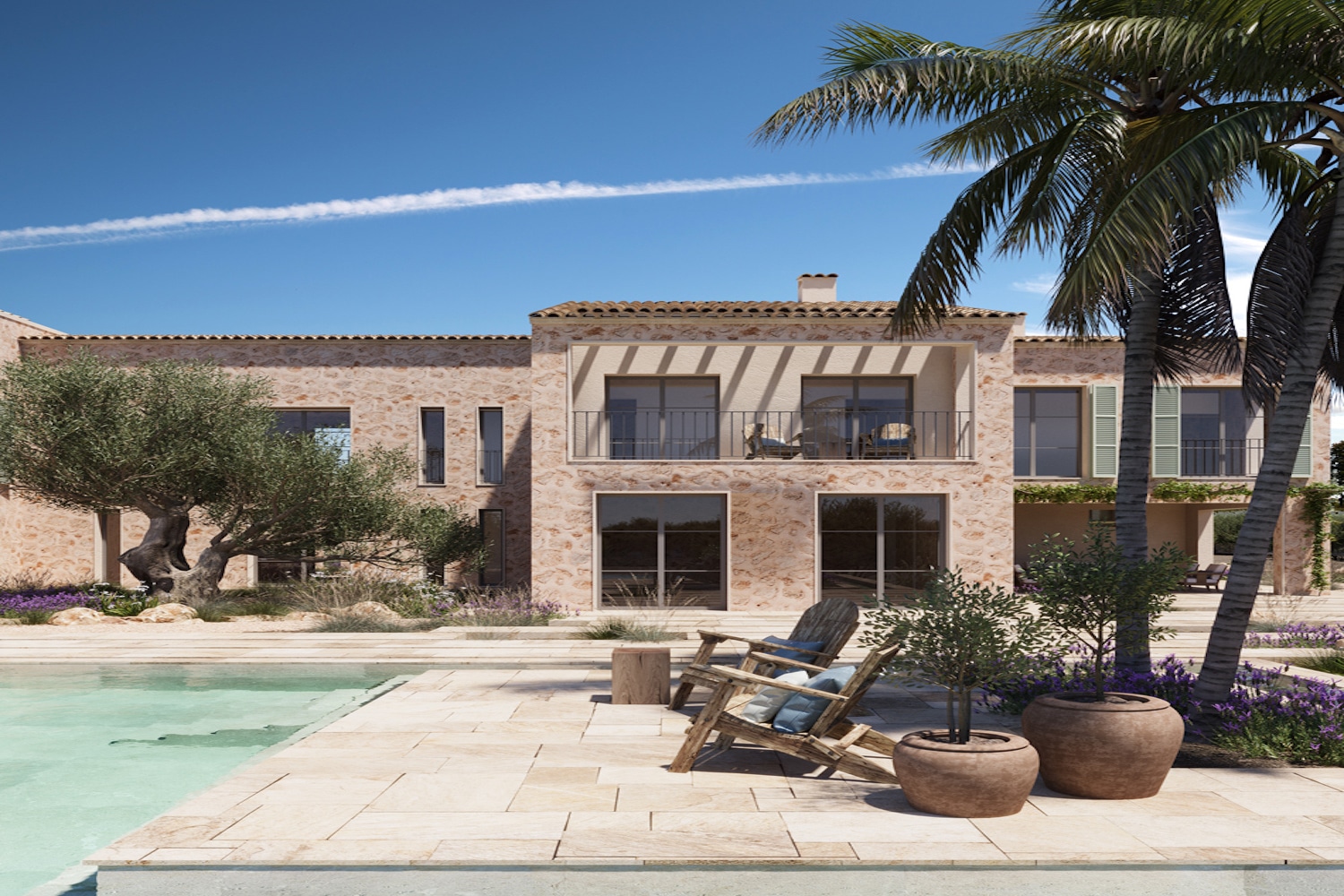 Finca with beautiful sea view