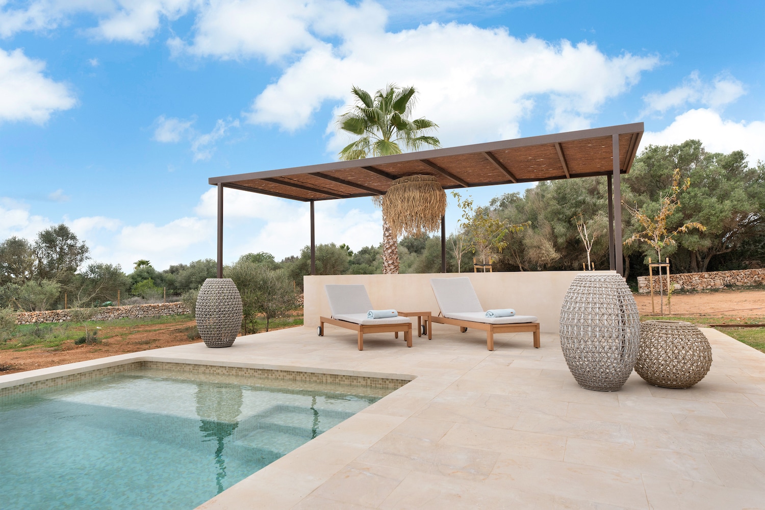 Pool with sun terrace