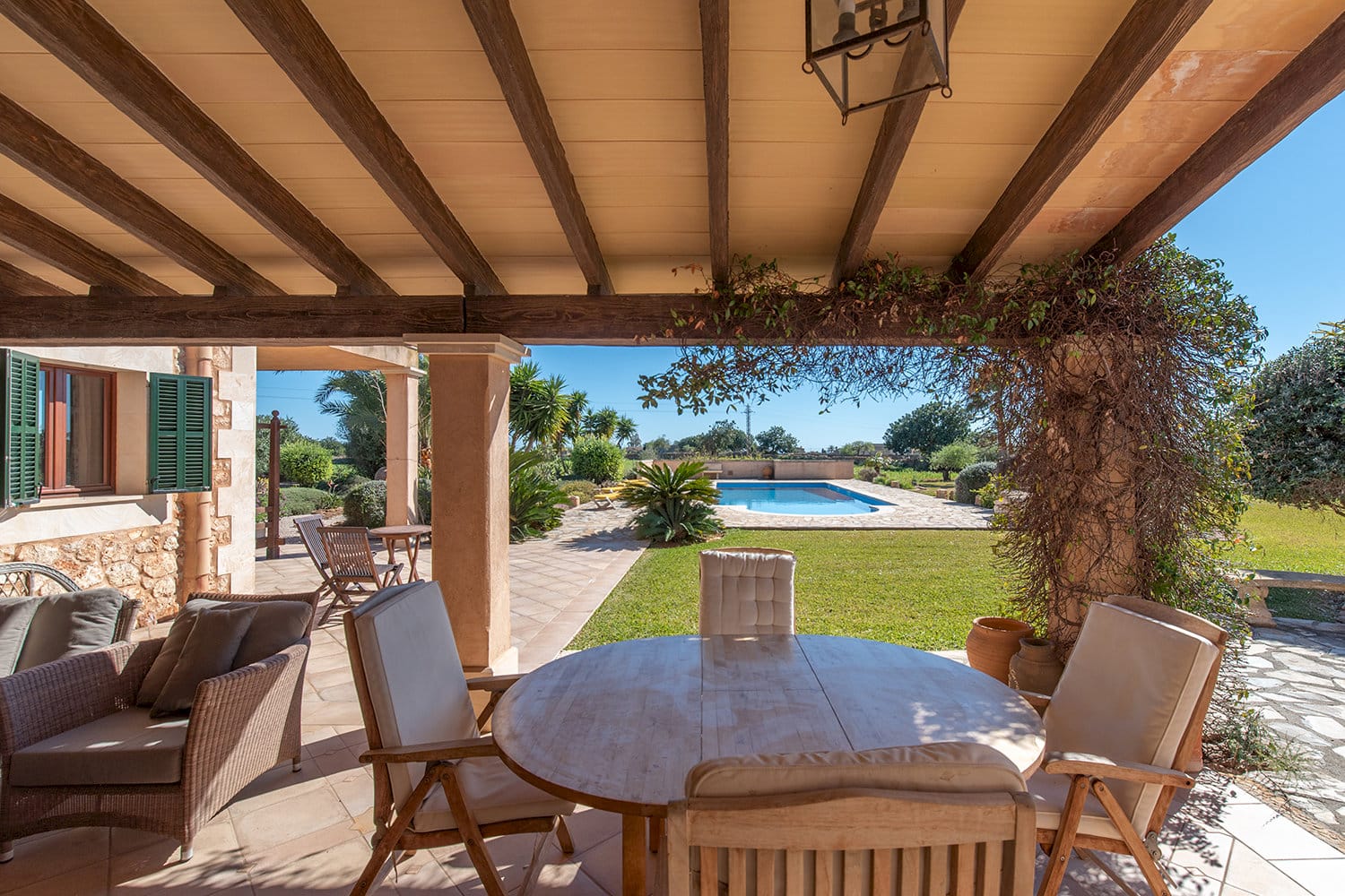 Covered terrace