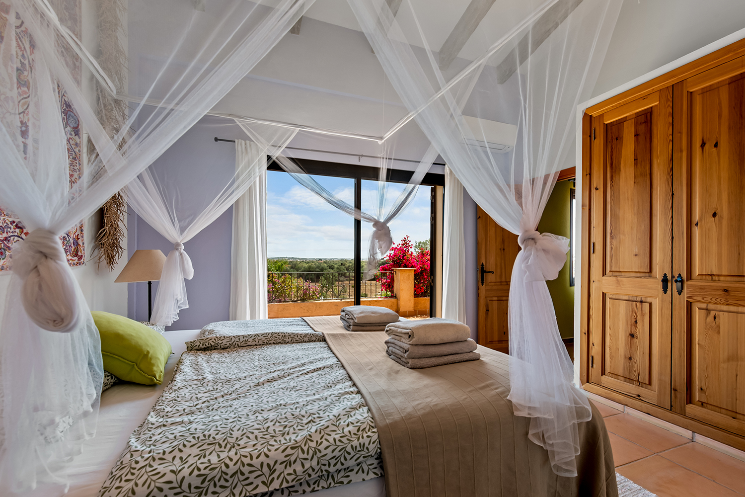 One of 3 bedrooms