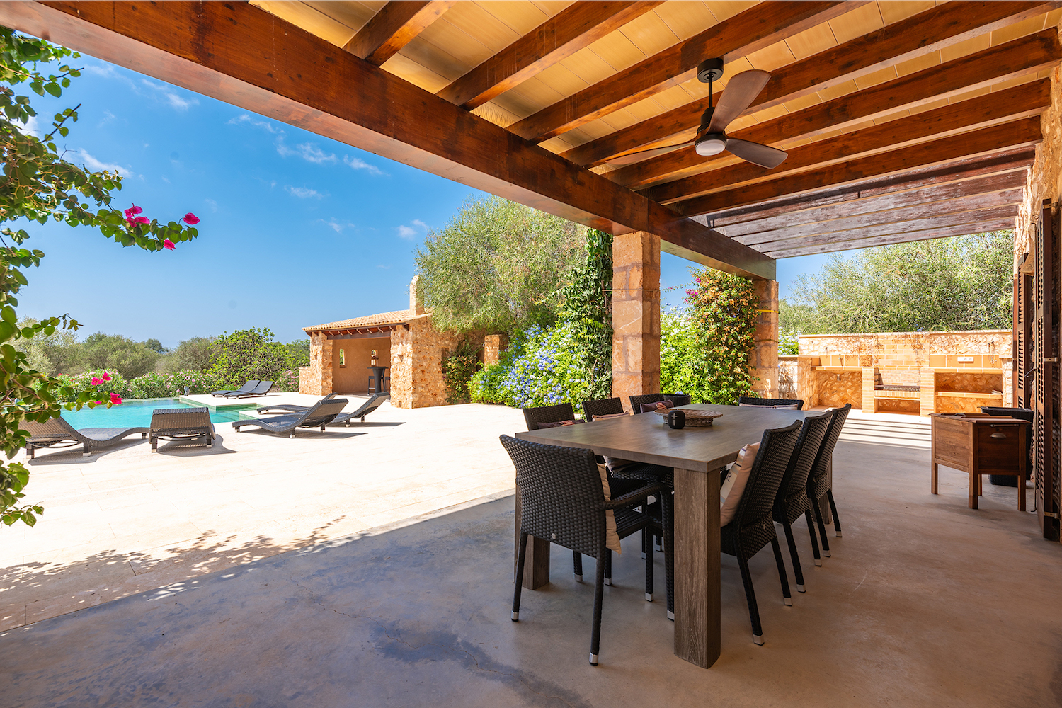 Covered terrace