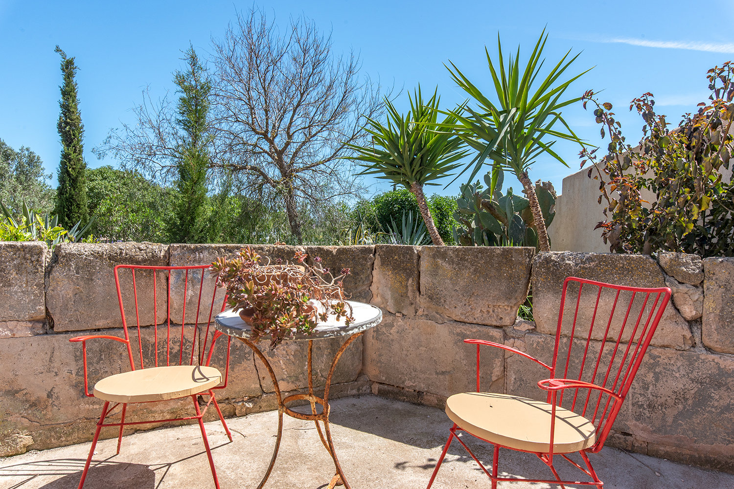Inviting seating area