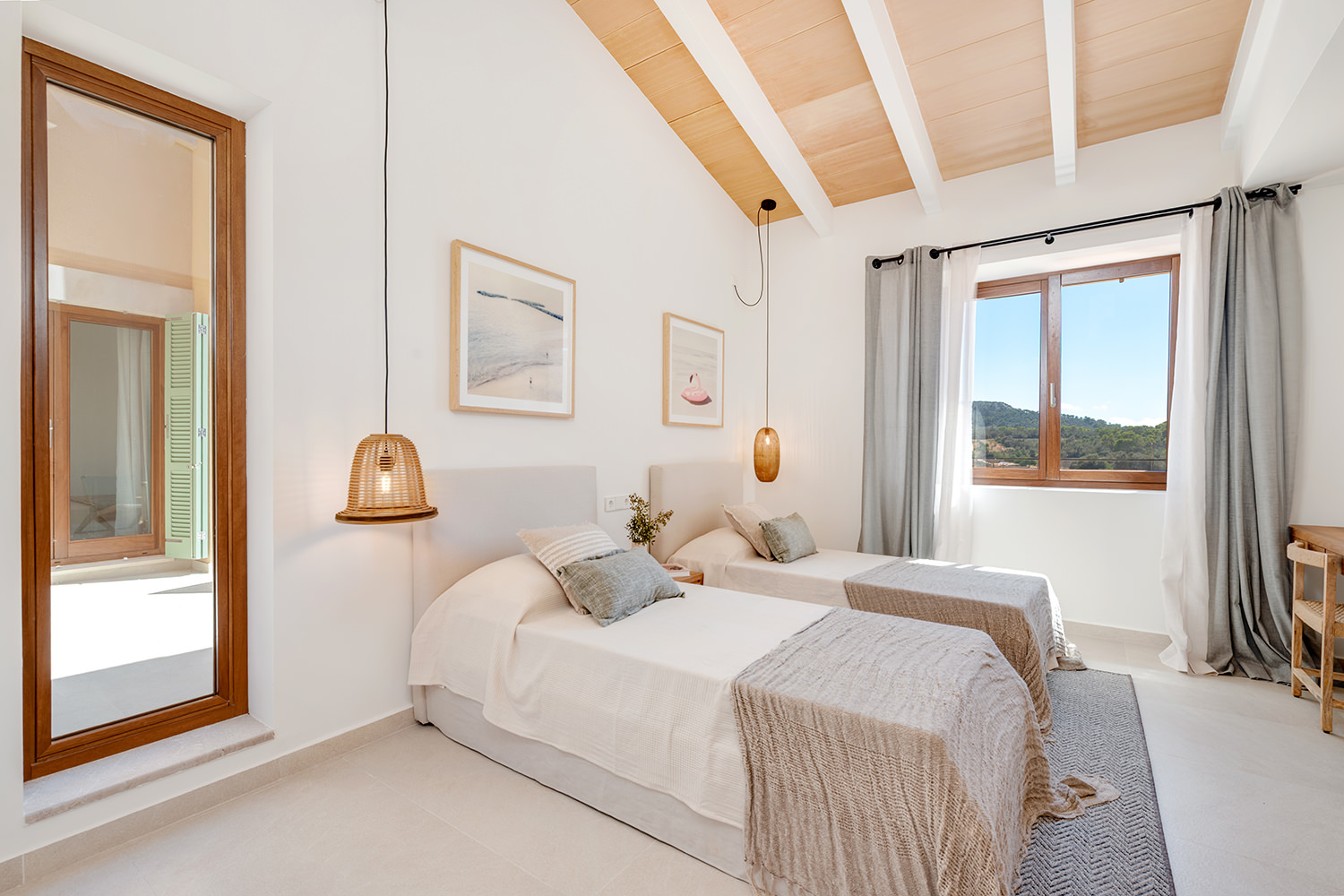 One of 5 bedrooms