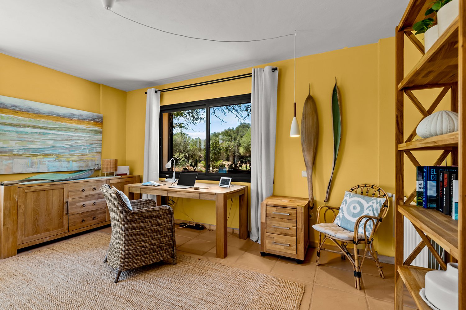 Office in the living area