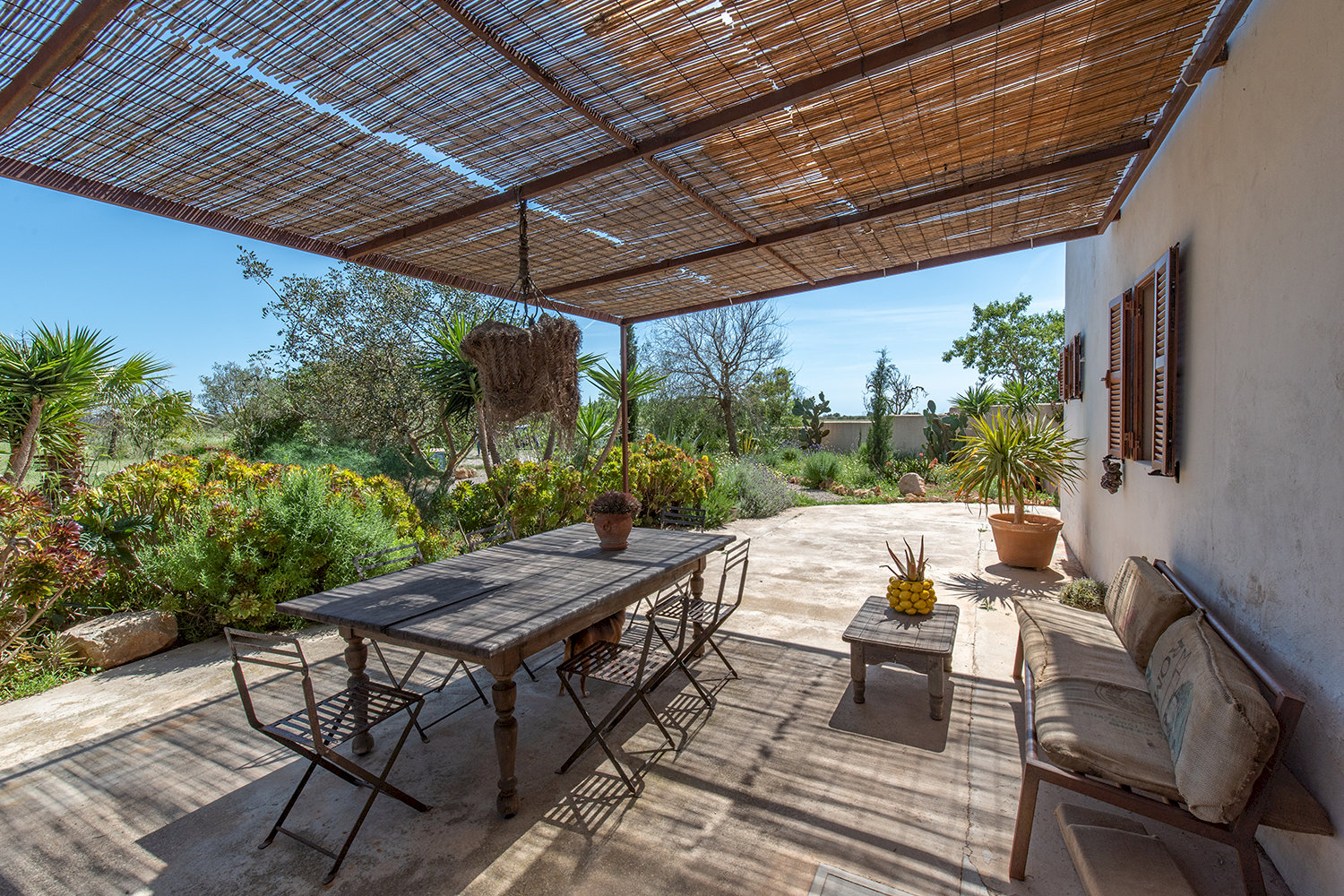 Cozy terrace main house