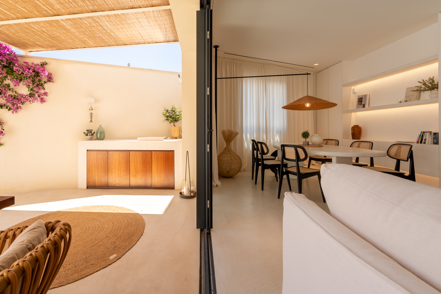 Indoor-outdoor flow