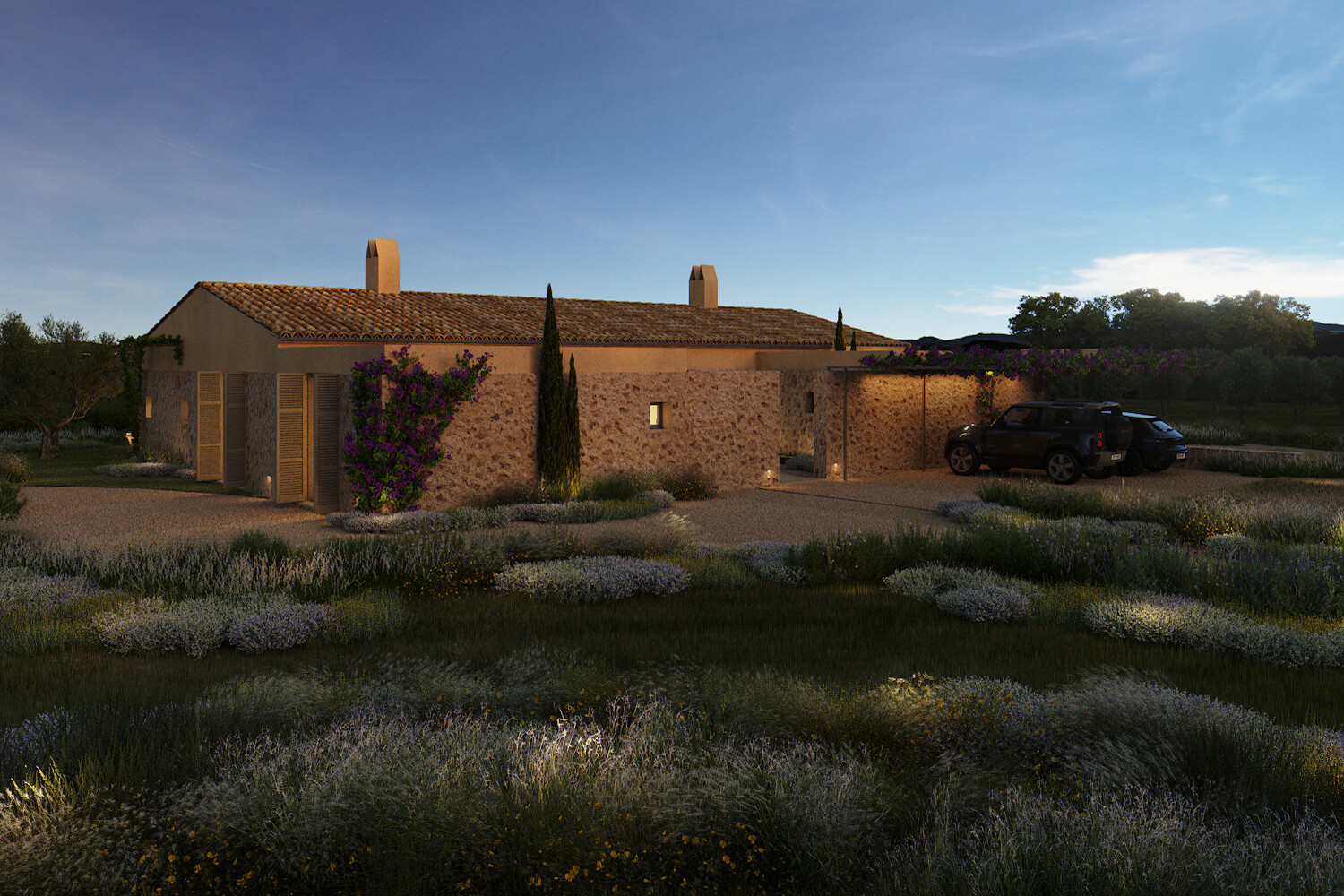 Finca 3 back view
