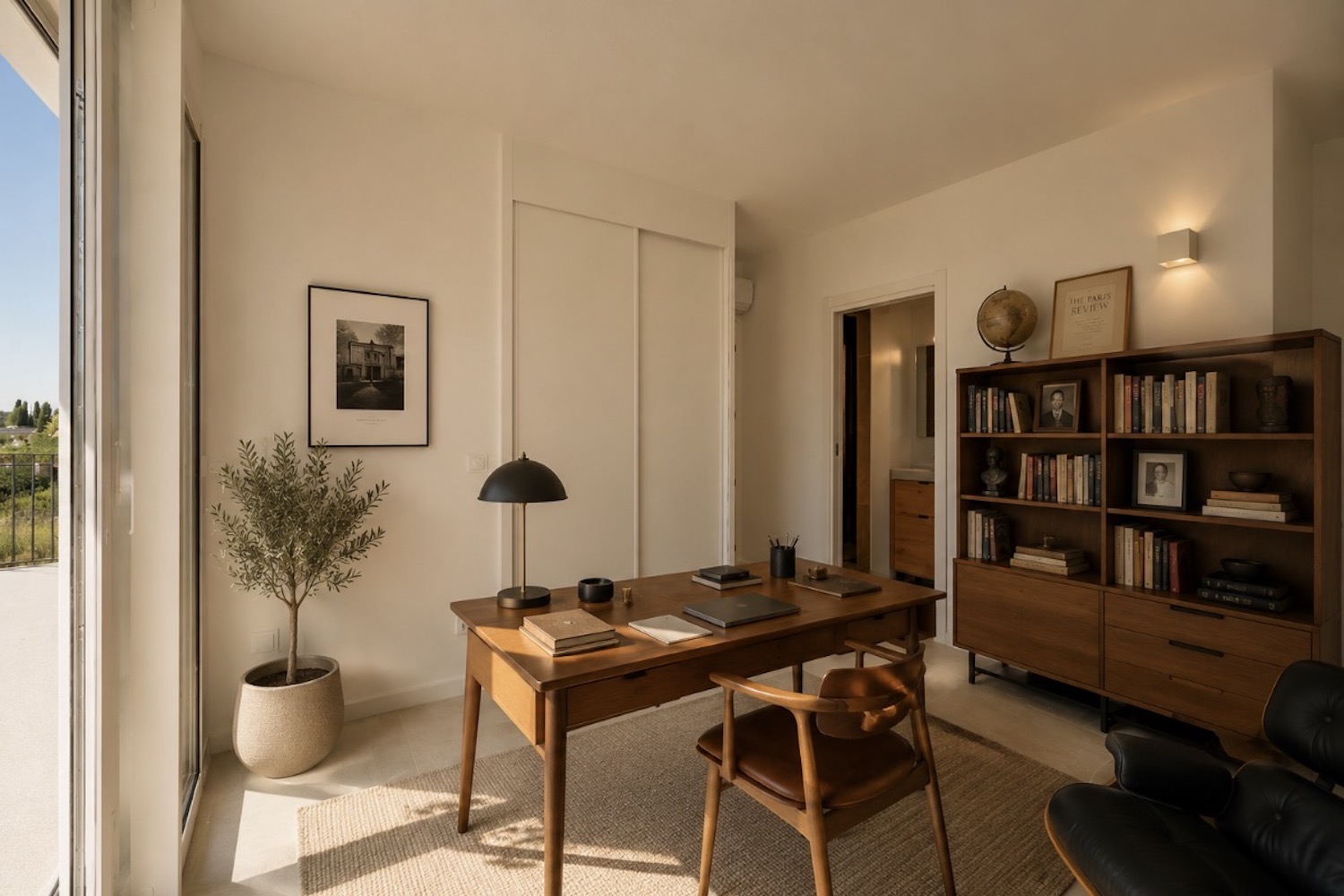 Versatile room, ideal as an office, guest bedroom or additional living space, with excellent natural light